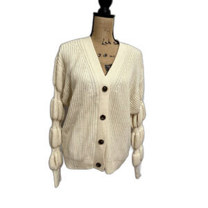 Kori America Cardigan Sweater with pouched sleeves Size S/M